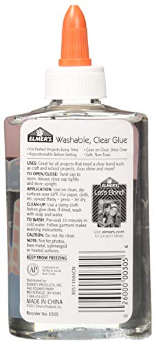 Cola Elmers Transparente Lavavel 147ml Slime