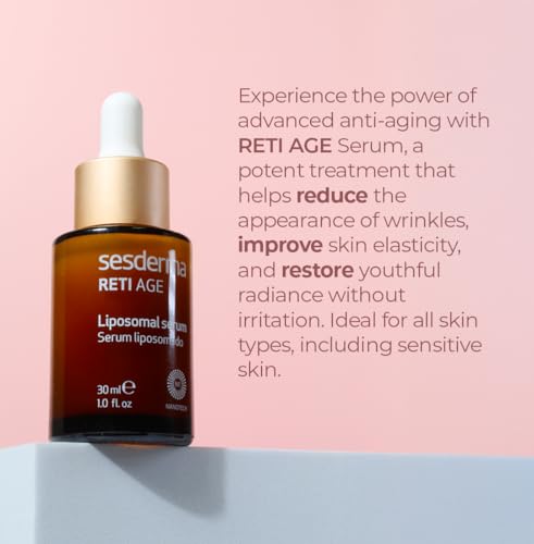 Sesderma RETI AGE Anti-Aging Serum | Retinol | First Signs of Aging | Anti-Wrinkle | Hydration | Firmness | Liposomal Serum, 1.0 fl oz