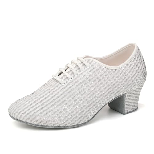 YCALCP Zapatos de Baile Latino Mujer Cerrados con...