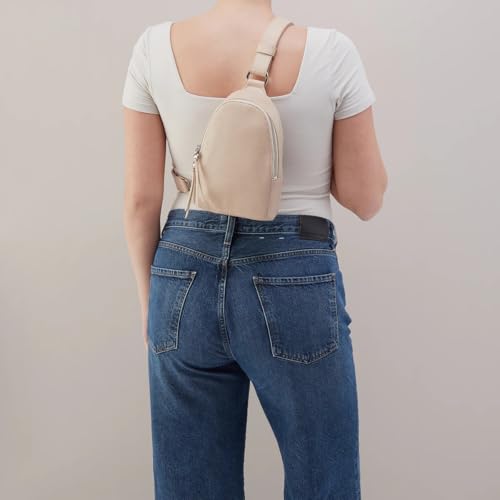 Image of HOBO Fern Leather Hands-Free Sling Bag with Adjustable Strap, Fashionable Style, Room for Wallets and Essentials