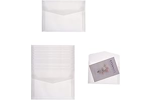 100Pcs Vellum Paper Envelopes for Greeting Cards(5 X 7 In)