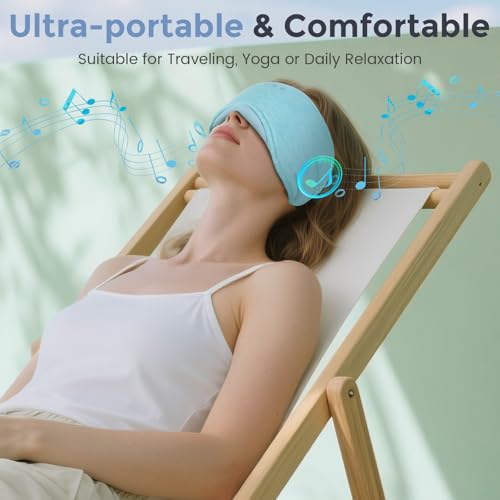 ZHENYEMEI Bluetooth 5.4 Sleep Mask Headphones w/ HD Speakers & Microphone (Various) - image 8