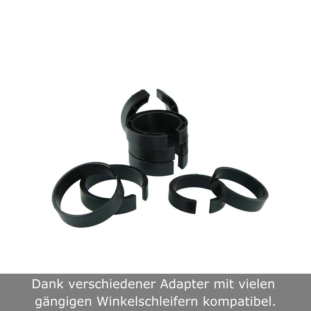 Titan USSN117 – Campana de extracción universal para amoladora angular, 230 mm, perfecta para trabajos de lijado y separación, protección contra el polvo