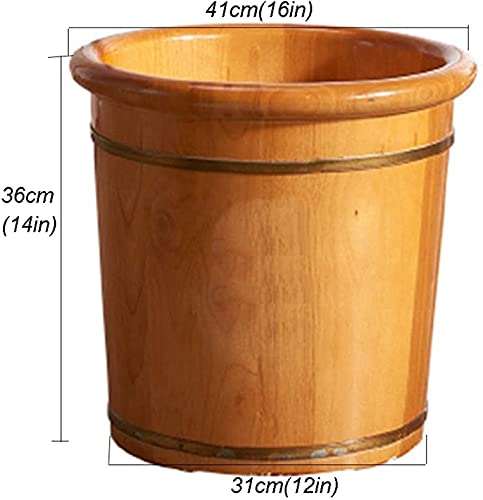 Tina de Madera para Pies de Cedro Natural 41 cm miniatura 2