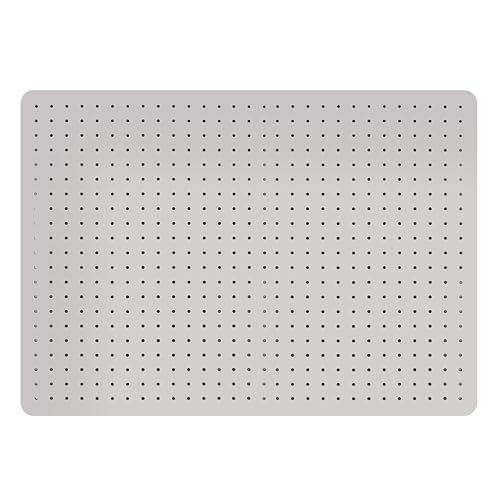 Cathedral Products Peg Board with 12 Hooks - White - 76x56cm