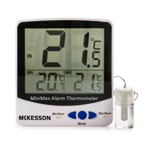 Image of McKesson Refrigerator /Freezer Thermometer with Triple Display, Large, 1 ct