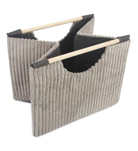 Image of OBSESSIONS Compact and Durable Foldable Laundry Basket ? Maximize Space with a Multi-Storage Design, Easy to Use and Travel-Friendly, Taupe Color,Dimensions (W)26 x (L)28 x (H)23 cm