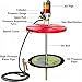 HYUIO Pneumatic Grease Pump with Long Tubing and Drum Cap for Efficient Lubrication in Industrial and Automotive Applications