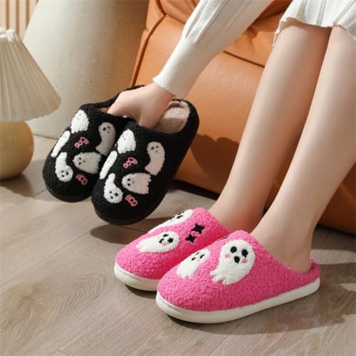 Premium Comfort Fleece Thermal Non Slip Women's Fuzzy House Slippers Indoor Soft Warm Cute Kawaii Shoes Cushion Sole2