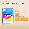 SPARIN 2 Pack Paper Glass Screen Protector for iPad A16 11th/10th Generation (11’’/10.9’’ 2025/2022),Tempered Glass with Easy Alignment Tool, Matte Anti-Glare, Write Like on Paper, Apple Pencil Support