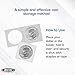 BCW 2x2 Coin Flips for Dollar Coins – 100 Count | Archival Cardboard Coin Holders with Clear Window | Staple or Tape to Seal | Fits Standard Coin Storage Flips