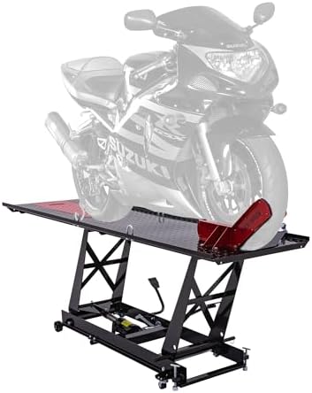Black Widow Hydraulic Motorcycle Lift Table - 1,000 lb. Capacity