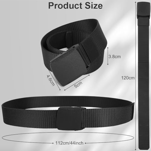 Nylon Web Belts, Work Belts for Men, Outdoor Military Belt, Plastic Buckle Mens Nylon Belt, Adjustable Nylon Belt2