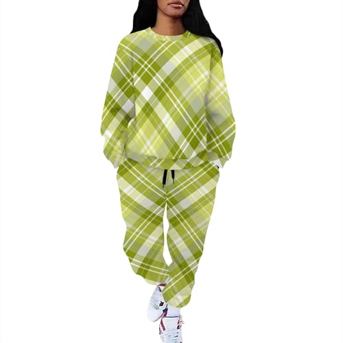 Two Piece Outfits for Women Lounge Sets Casual Travel Sweatsuits Long Sleeve Pullover And Long Pants Loungewear Matching Sets