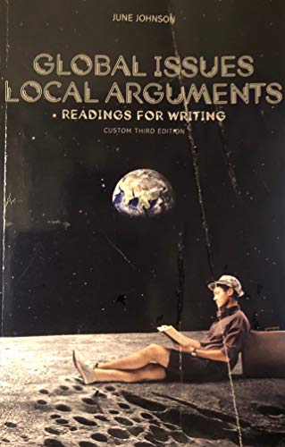 Global Issues Local Arguments Readings for Writ... 126931288X Book Cover