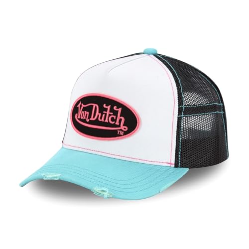 Von Dutch Trucker Cap CAS2 Sum Pink Weiß Türkis, Size:OneSize