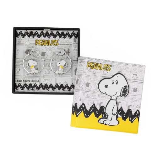 Pendientes de aro Peanuts antialérgicos de Snoopy para orejas sensibles 4