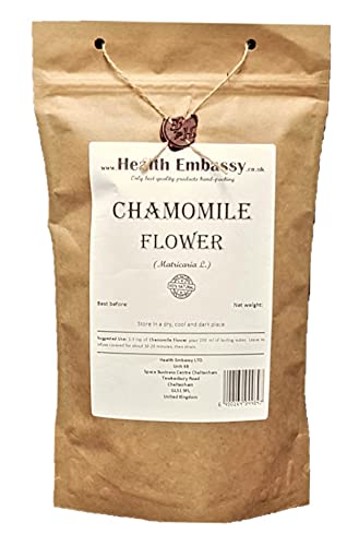 Fleur de Camomille Tisane Matricaria L herboristerie traditionnelle herbes Health Embassy 100g