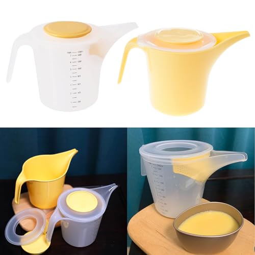 Jarra medidora plástica 1500 ml con tapa y filtro miniatura 2
