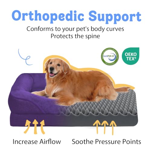 Image of Chez Paw Orthopedic Waterproof Dog Bed for Medium and Large Dogs