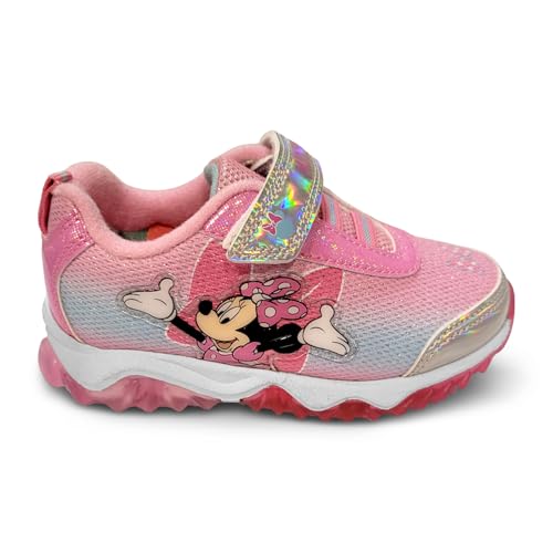 Disney Minnie Mouse Girl's Lighted Athletic Sneaker (Toddler/Little Kid)3