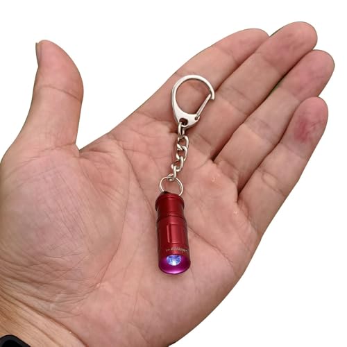 e1 Mini Llavero Micro Pequeño Flaghlight Luz Brillante Largo Negro - Imagen 9 de 39