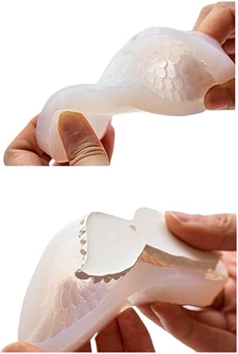 Miniatura 2 de XMOX Molde de silicona 3D de ala de ángel, molde de resina de yeso, para aromaterapia, jabón, vela, proyectos de manualidades hechos a mano, para