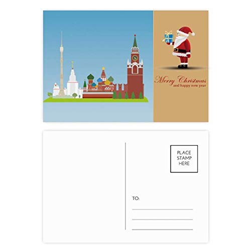 Cartes postales Russie et Père Noël russe de Moscou lot de 20 pièces pour collectionneur