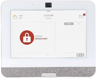 Qolsys IQP4003 IQ Panel 4 Security/Home Automation Control Panel (Verizon), PowerG + 345MHz, 7" All-in-One Touchscreen, White