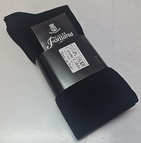 Fontana Calze - 3 paar lange sokken van warm katoen, elastisch, comfortabel en versterkt - Afbeelding 5