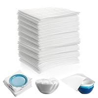 Verpackungsmaterial Luftpolsterfolie Umzug 100Stk Schaumfolie für Umzugskartons Kartons Geschirr Gläser Weinflaschen Versand(30 * 30cm) (Umzug 100Stk)