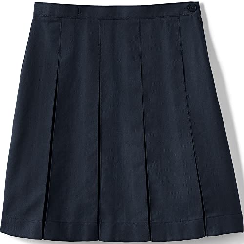 Lands' End Kids Box Pleat Uniform Skirt #TOP11