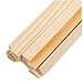 TOPPERFUN 10pcs Natural Beauty Wooden Window Molding Trim Window Screen Trim for Decorative Use
