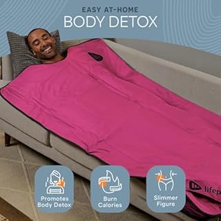 Lifepro RejuvaWrap Infrared Sauna Blanket –Heated Blanket for Relaxation, Portable Sauna Suit Wrap – Spa-Like Experience at Home with 9 Heat Levels (95°F to 176°F) Thermal Sauna Wraps & Hand Towel