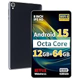 Topsand 2025 Android 15 Tablet 8 inch Tablet, Octa-Core Processor, 12GB RAM 64GB ROM 2TB Expandable...