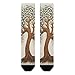 FekiLoot Tree Printed Compression Socks Cozy Soft Support Socks Fashion Breathable Knee High Tube Socks for Adult