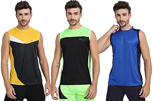Image of FTX Men's Dri-Fit Round Neck T-Shirt - Black, Charcoal, Royal Blue (709 6-709 7-709 9)