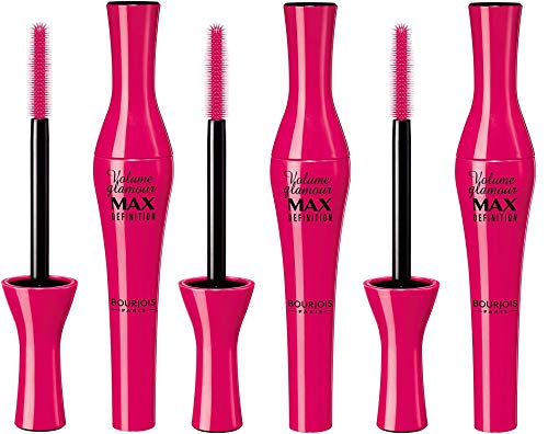 Image of Bourjois Volume Glamour Max Definition Mascara Max Black 3 Pack