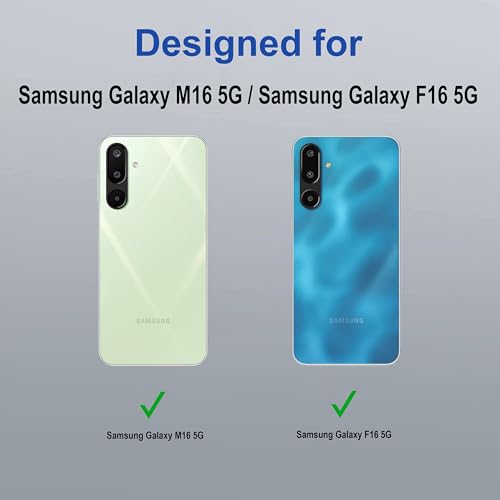 Image of amazon basics Back Case Cover for Samsung Galaxy M16 5G | Compatible for Samsung Galaxy M16 5G Back Case Cover | Case Cover with Camera Protection | (TPU + PC | Translucent Black)