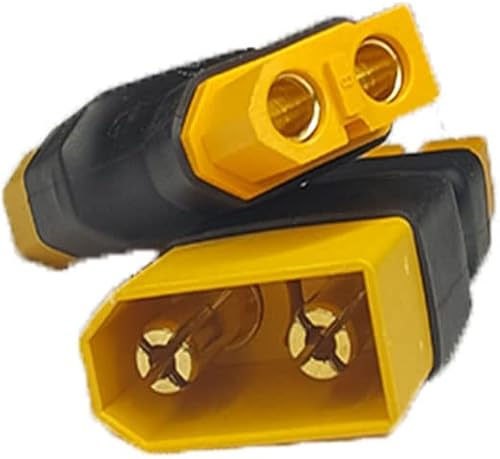 Miniatura 2 de Wmzjnljy 2 unidades RC macho XT90 a hembra XT60 conector adaptador para LiPo Electric QuadESC W16-2