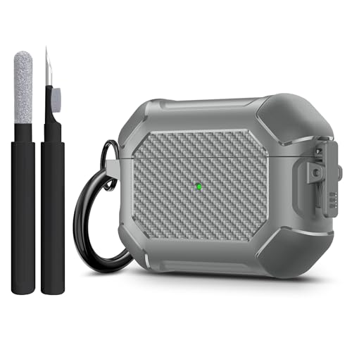 Image of Compatible with Airpods Pro 3 Case(2025),for Airpods Pro 3rd Generation Cases Cover with Keychain Cleaner Kit Soft Silicone Shockproof Cover for Women Men