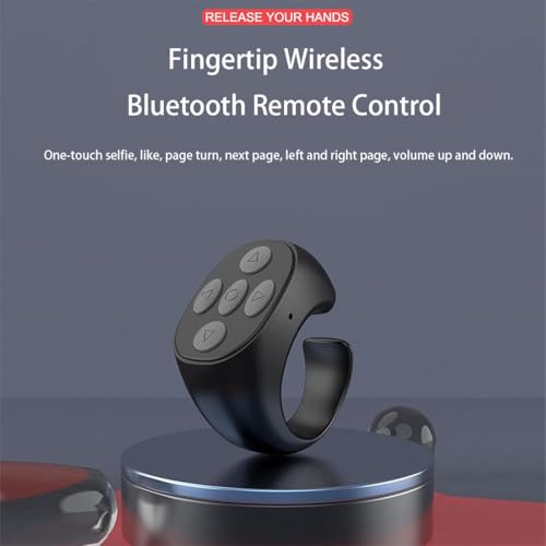 Mando a distancia inalámbrico Bluetooth tipo anillo con funda de carga útil 2