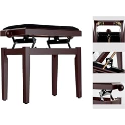 Classic Cantabile banquette pour piano (bois de rose, dépoli) - Les Beatles, Paul McCartney, John Lennon, RIngo Starr, George Harrison Classic Cantabile banquette pour piano (bois de rose, dépoli) – Image 3