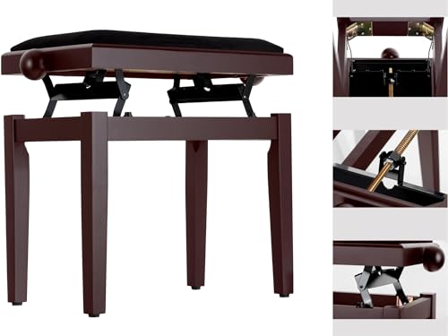 Classic Cantabile banquette pour piano (bois de rose, dépoli) - Les Beatles, Paul McCartney, John Lennon, RIngo Starr, George Harrison Classic Cantabile banquette pour piano (bois de rose, dépoli) – Image 4