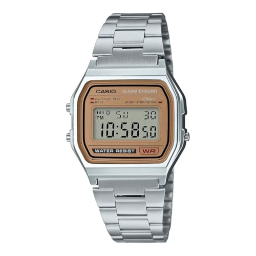Casio A158WEA-9DF Kol Saati, Retro, Digital, Gri, Unisex