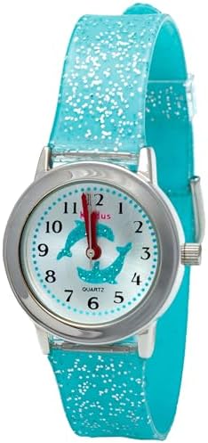 KIDDUS Fashionable Girls Watch for Kids. Children’s Analogue Wristwatch. Time Teacher Exercises, Japanese Quartz Movement. Elegant & Fabulous