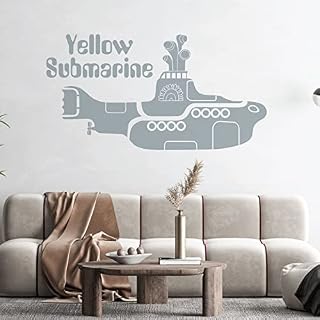 Sticker mural Motif Beatles Yellow Submarine - Les Beatles, Paul McCartney, John Lennon, RIngo Starr, George Harrison Sticker mural Motif Beatles Yellow Submarine – Image 3