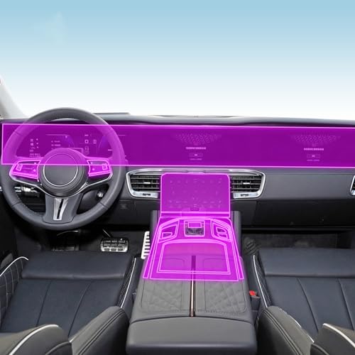 Protecteur d'écran auto-guérissant anti-rayures pour console FAW E-HS9