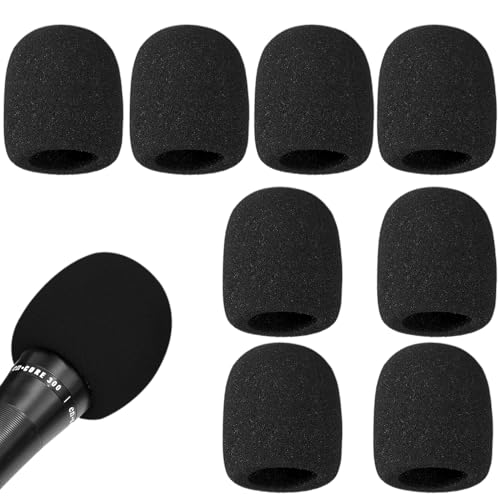 Copri Microfono Monouso - 400 Pezzi Multicolore, Per Karaoke, Sala Registrazione, Palco, Diametro 8.5 Cm