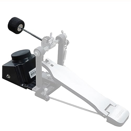 HXW Bass Drum Trigger Realistic Kick Drum Pad With Felt Beater Hammer for Percussion Pad Multipad...